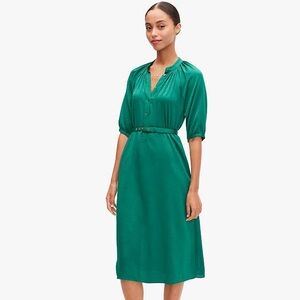 Kate Spade Fluid Jacquard Midi Dress (NO BELT)